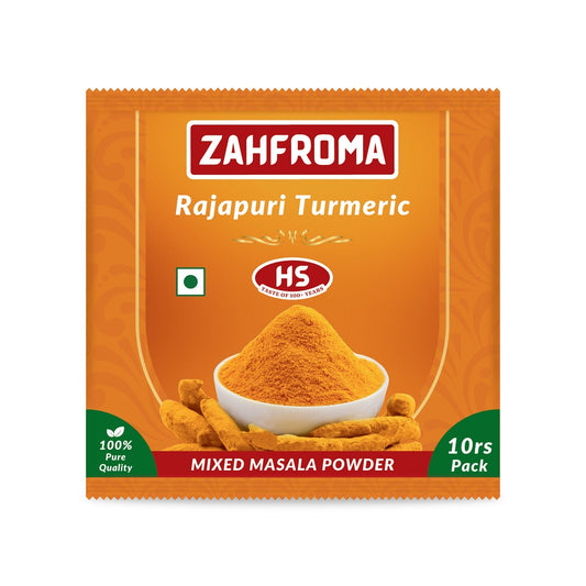 Rajapuri Turmeric (Haldi) Powder Rs. 10 Sachet (Pack of 5)