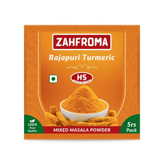Rajapuri Turmeric (Haldi) Powder Rs. 5 Sachet (Pack of 10)