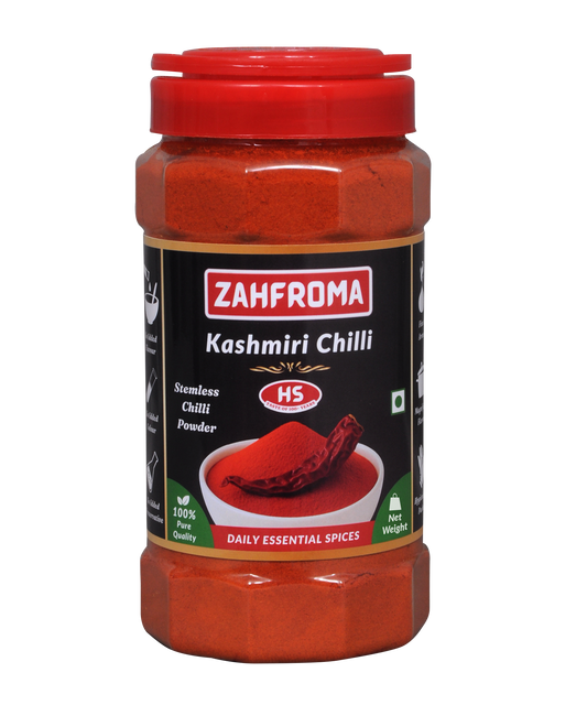 Kashmiri Stemless Chilli Powder - Jar