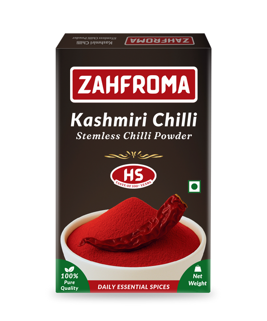 Kashmiri Stemless Chilli Powder - Box
