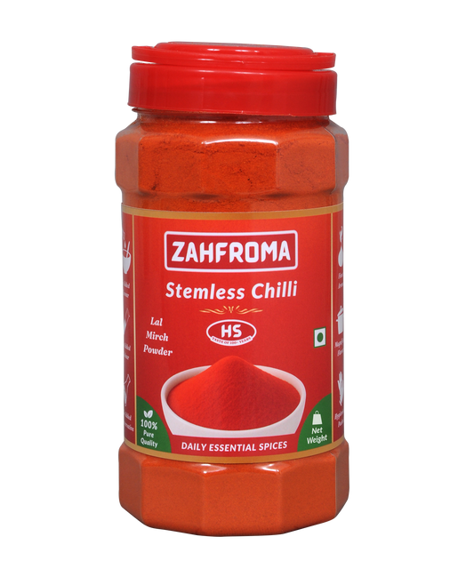 Stemless Chilli Powder - Jar