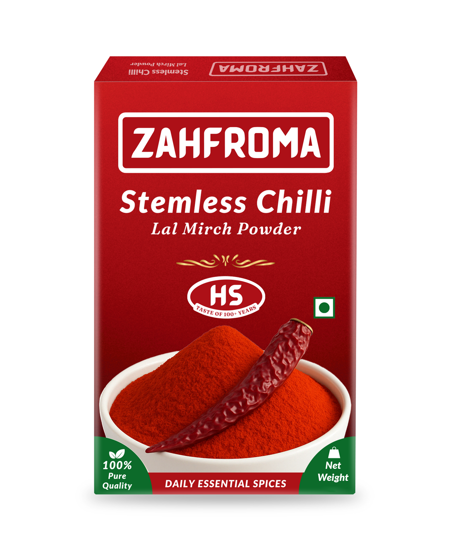 Stemless Chilli Powder - Box